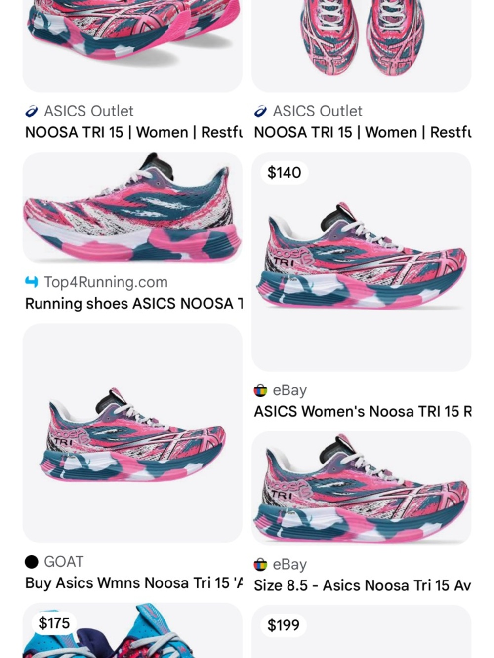 Asics Pink and Navy Graphic Running Shoes Women's NOOSA TRI 15 Shoe women 9.5 - Picture 10 of 10